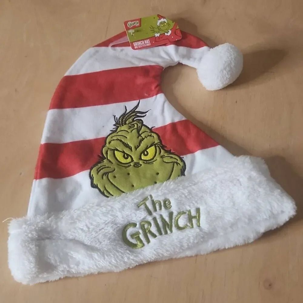 Dr.Seuss The Grinch Christmas Santa hat